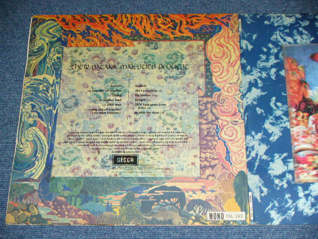 画像:  THE ROLLING STONES - THEIR SATANIC MAJESTIES REQUEST(Matrix Number # A)ARL-8126-1P  B)ARL-8127-P1) (Ex+/Poor or Fair) / 1967 UK ENGLAND ORIGINAL 1st Press "Unboxed DECCA Label" "LOUD CUT" "TRUE MONO Version" Used LP 