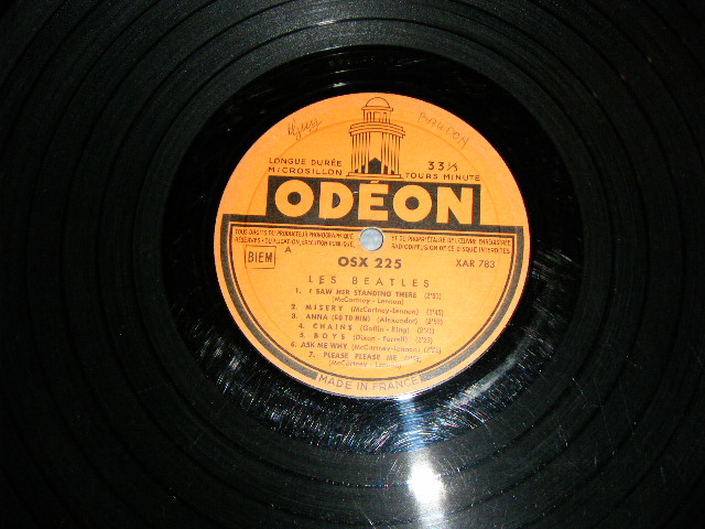 画像: THE BEATLES - LES BEATLES NO.1 (VG+++,Ex/VG+++) / 1964 FRANCE ORIGINAL 'ORANGE' LABEL Used LP 