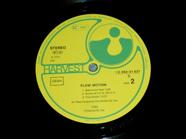 画像: CAN - FLOWMOTION  / 1976 GERMAN ORIGINAL Used  LP 
