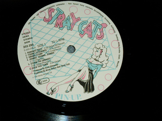 画像: STRAY CATS - STRAY CATS  ( 1st Album :  Ex+++/MINT- ) / 1981 WEST-GERMAN ORIGINAL Used  LP 