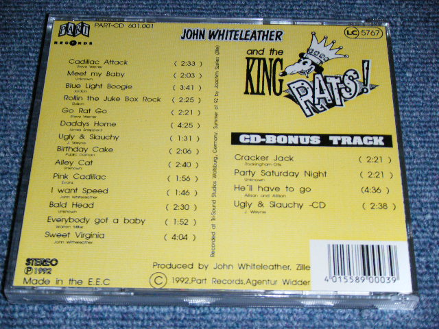 画像: JOHN WHITELEATHER & THE KING RATS - GO RAT GO / 1992 EUROPE GERMANY  Brand New CD 