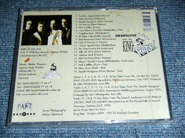 画像: JOHN WHITELEATHER & THE KING RATS - USED PARTS  / 1998 EUROPE GERMANY  Brand New SALED CD 