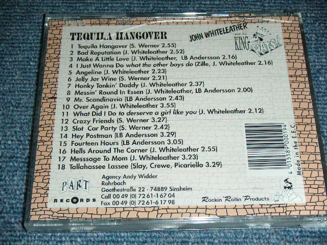 画像: JOHN WHITELEATHER & THE KING RATS - TEQUILA HANGOVER / 1993 EUROPE GERMANY  Brand New CD 