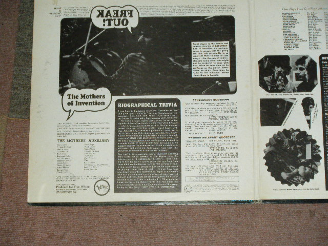 画像: FRANK ZAPPA / THE MOTHERS OF INVENTION - FREAK OUT! ( No includes the ad for a"Freak Out Hot Spots" map.,2nd Press RE-1 on dead Wax : VG++/VG++ ) / 1966  US ORIGINAL STEREO 2LP 