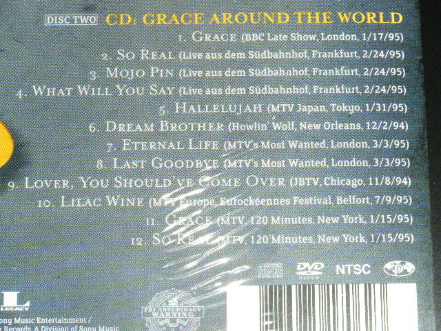 画像: JEFF BUCKLEY - GRACE AROUND THE WORLD ( Limited CD+DVD Version ) / 2009 US AMERICA  ORIGINAL Brand New SEALED CD+DVD 