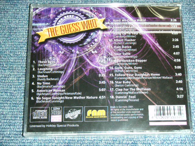 画像: THE GUESS WHO - THE BEST OF  / 2001 GERMANY BRAND NEW SEALED CD