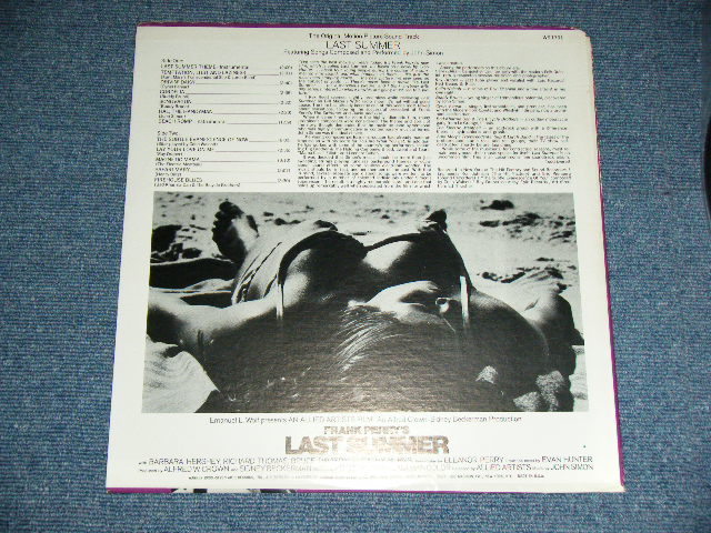 画像: ost JOHN SIMON - LAST SUMMER ( Matrix Number  39495 WS 1791 H RE-1-1A/39496 WS 1791 B RE-1-1A : Ex+++/MINT- ) / 1969 US ORIGINAL 1st Press "W7" on TOP With GREEN Label  Used LP 