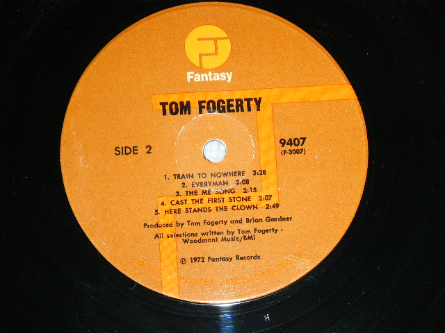 画像: TOM FROGERTY ( of CCR  CREEDENCE CLEARWATER REVIVAL) -  TOM FOGERTY (Matrix # A)F-3006 /B)F-3007   : Ex++/Ex+++ )   / 1972 US ORIGINAL Used LP 