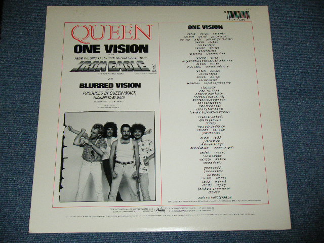 画像: QUEEN - ONE VISION   / 1985 US AMERICA  ORIGINAL Used  12" SINGLE 