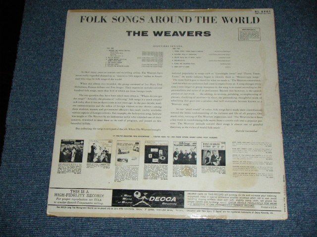 画像: THE WEAVERS - FOLK SONGS AROUND THE WORLD  / 1959 US AMERICA   ORIGINAL MONO Used  LP 