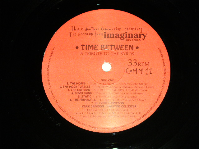 画像: V.A. OMNIBUS - TIME BETWEEN : A TRIBUTE TO THE BYRDS  / 1989 US AMERICA  ORIGINAL Used  LP 