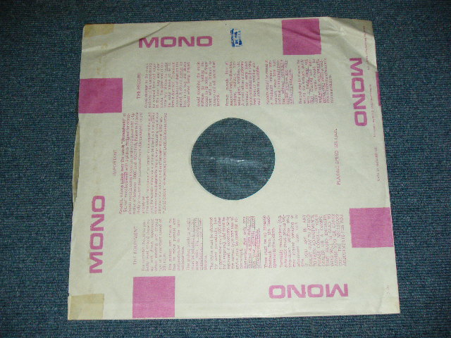 画像:  THE ROLLING STONES - LET IT BLEED ( Unboxed DECCA  : Matrix Number : P-1A/P-2A : VGlll/VG+++ ) / 1969 UK ORIGINAL "Unboxed DECCA Label" MONO LP 