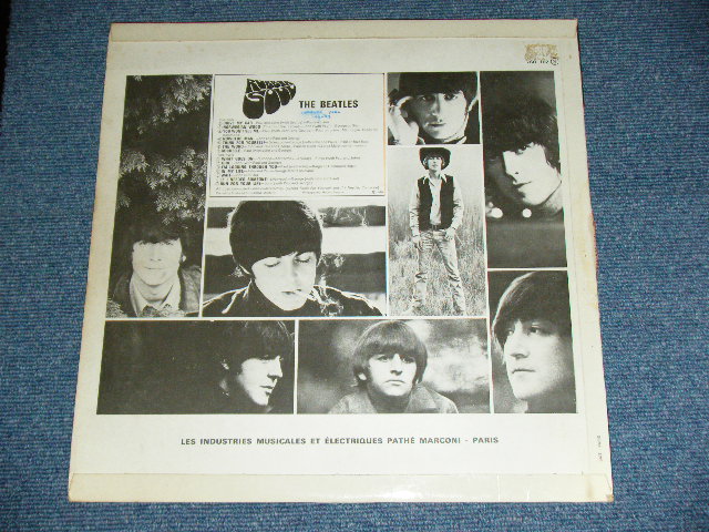 画像: BEATLES - RUBBER SOUL ( Ex++,Ex/MINT-)   / 1969? FRANCE Black With White ONE 'EMI'  Label  Used LP 