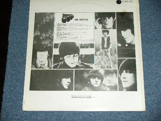 画像: BEATLES - RUBBER SOUL ( Ex++,Ex+/MINT- ) / 1970's  FRANCE REISSUE 'ONE EMI with BLUE' Label  Used LP 