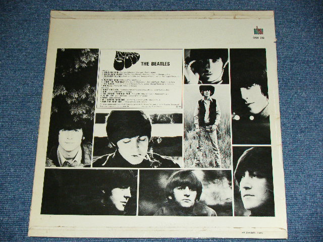 画像: BEATLES - RUBBER SOUL ( Ex/Ex ) )   / 1965 FRANCE ORIGINAL 'ORANGE' Label  Used LP 