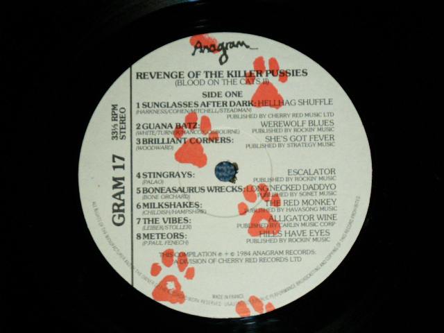 画像: v.a. OMNIBUS -  REVENGE OF THE KILLER PUSSIES /1984 FRANCE ORIGINALUsed LP  