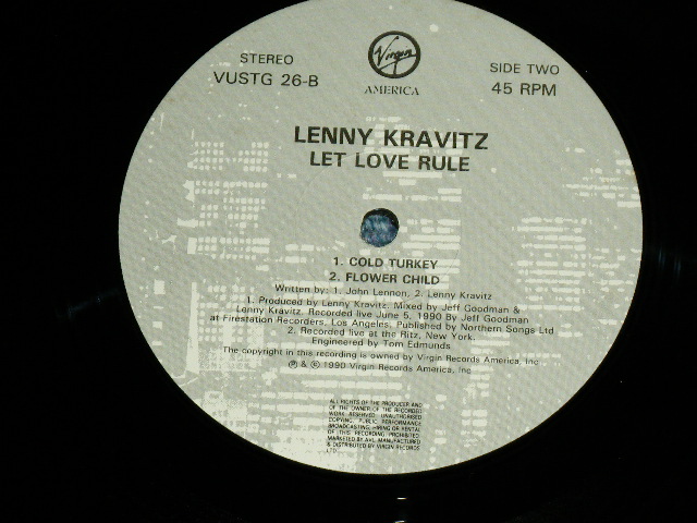 画像: LENNY KRAVITZ - LET LOVE RULE / 1990 US ORIGINAL Used L12" Single 
