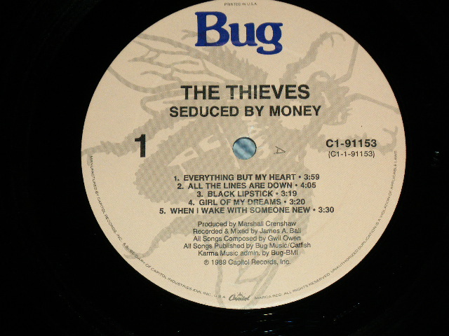 画像: THE THIEVES - SEDUCED BY MONEY / 1989 US AMERICA  ORIGINAL Used LP