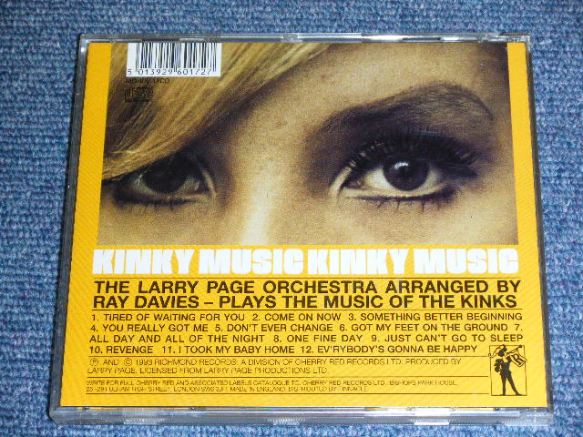 画像: THE LARRY PAGE ORCHESTRA - KINKY MUSIC   / 1993 UK ENGLAND Used CD 