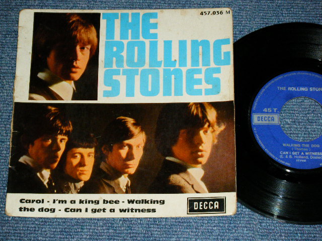 画像1: THE ROLLING STONES - CAROL ( 4Tracks EP )  / 1968 APRIL  FRANCE Reissue? Used 7"EP with PICTURE SLEEVE 