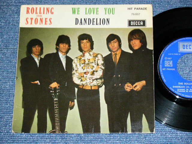 画像1: THE ROLLING STONES - WE LOVE YOU ( Ex+/VG+++ )  / 1967 SEPTEMBER FRANCE ORIGINAL 1st Press Used 7"Single with PICTURE SLEEVE 