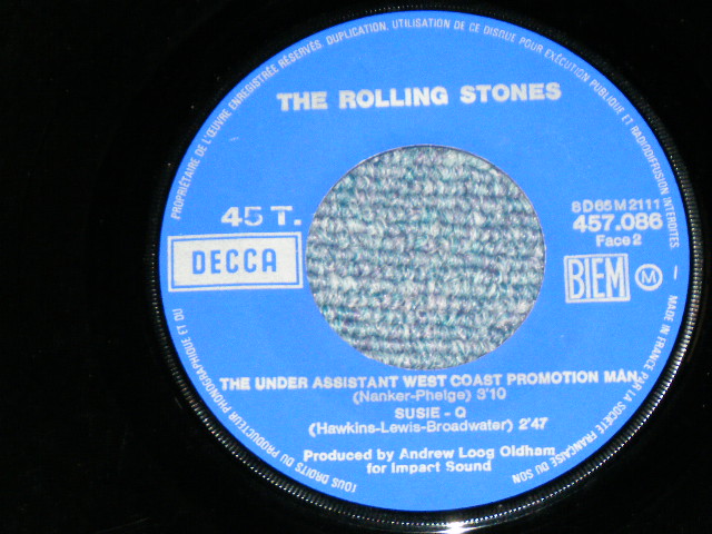 画像: THE ROLLING STONES - SATISFACTION ( 4Tracks EP : Ex+/VG+++ )  / 1968 MAY FRANCE 2nd Press Version Used 7"EP with PICTURE SLEEVE 