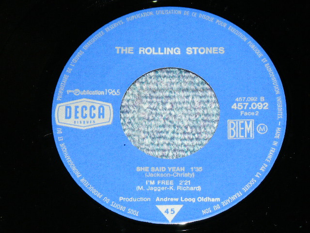 画像: THE ROLLING STONES - THE ROLLING STONES : GET OFF OF MY CLOUD  ( 4Tracks EP : MINT-/MINT- )  / 1965  FRANCE ORIGINAL Used 7"EP with PICTURE SLEEVE 