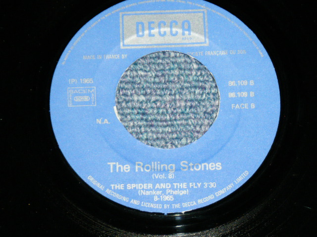 画像: THE ROLLING STONES - SATISFACTION ( Ex+++/Ex+++ )  / 1970's  FRANCE REISSUE "BOXED 'DECCA'" Label Used 7"Single with PICTURE SLEEVE 
