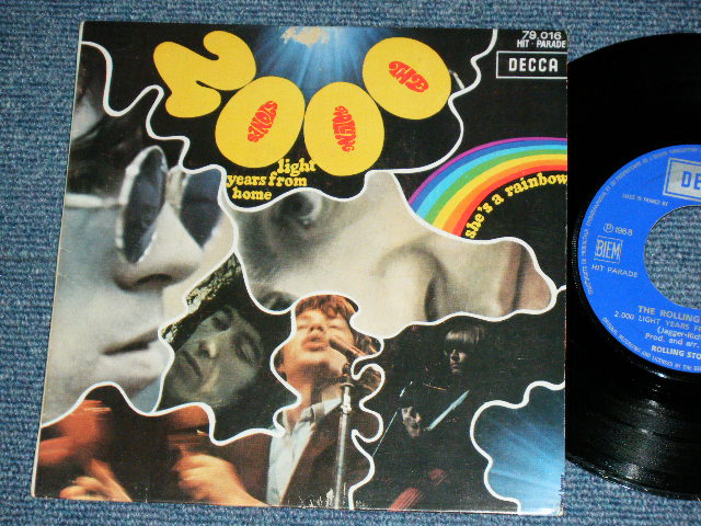 画像1: THE ROLLING STONES - 2000 LIGHT YEARS FROM HOME( Ex++/Ex+ )  / 1968 JANUARY FRANCE ORIGINAL  1st Press Label Used 7"Single with PICTURE SLEEVE 