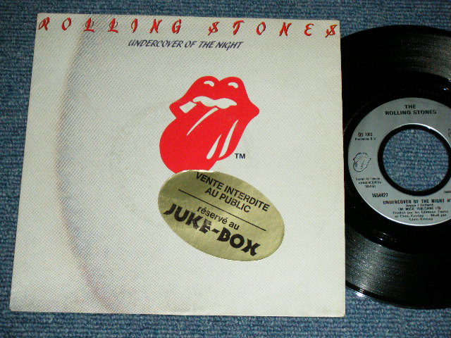 画像1: The ROLLING STONES - UNDERCOVER OF THE NIGHT ( TOP OPEN JACKET : Ex++/Ex++)  / 1983 FRANCE ORIGINAL "JUKE BOX Using" Used 7"Single  with PICTURE SLEEVE 