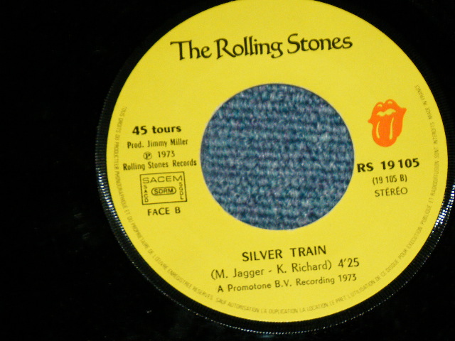 画像: The ROLLING STONES - ANGIE ( SIDE OPEN JACKET : Ex-/Ex+ )  / 1975 FRANCE ORIGINAL Used 7"Single  with PICTURE SLEEVE 