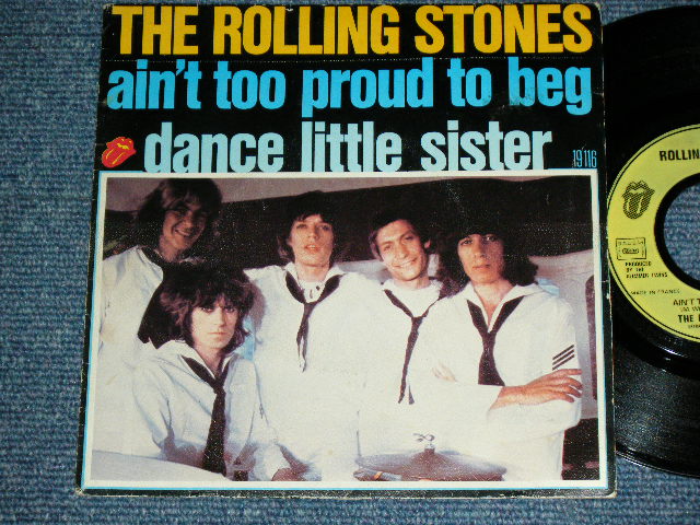 画像1: The ROLLING STONES -  AIN'T TOO PROUD TO BEG ( SIDE OPEN JACKET : Ex++/Ex+++ )  / 1974 FRANCE ORIGINAL Used 7"Single  with PICTURE SLEEVE 