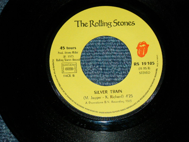 画像: The ROLLING STONES - ANGIE ( TOP OPEN JACKET : Ex++/Ex+++ )  / 1975 FRANCE ORIGINAL Used 7"Single  with PICTURE SLEEVE 