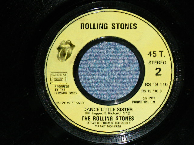 画像: The ROLLING STONES -  AIN'T TOO PROUD TO BEG ( SIDE OPEN JACKET : Ex/Ex+ )  / 1974 FRANCE ORIGINAL Used 7"Single  with PICTURE SLEEVE 