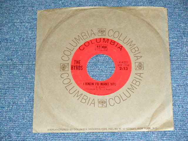 画像: THE BYRDS - MR. TABOURINE MAN ( Ex++/Ex++ )  Produced by TERRY MELCHER  / 1965 US AMERICA  ORIGINAL Used  7" Single 