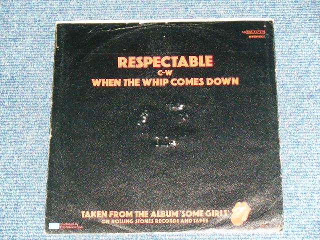 画像: The ROLLING STONES - RESPECTABLE  ( TOP OPEN JACKET : Ex/Ex++)  / 1978 SPAIN ORIGINAL  Used 7"Single  with PICTURE SLEEVE 