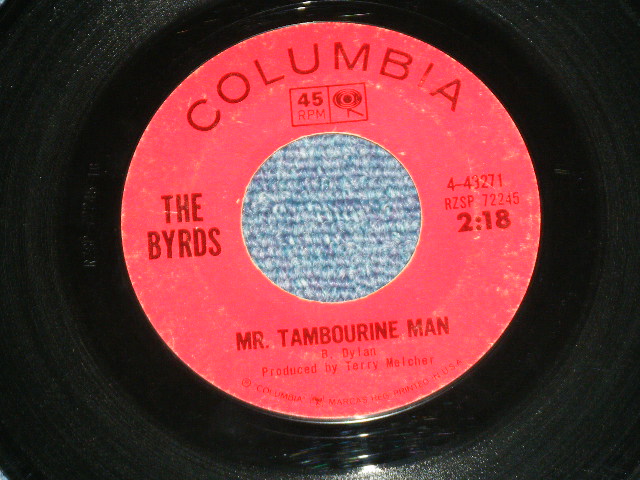 画像1: THE BYRDS - MR. TABOURINE MAN ( Ex++/Ex++ )  Produced by TERRY MELCHER  / 1965 US AMERICA  ORIGINAL Used  7" Single 