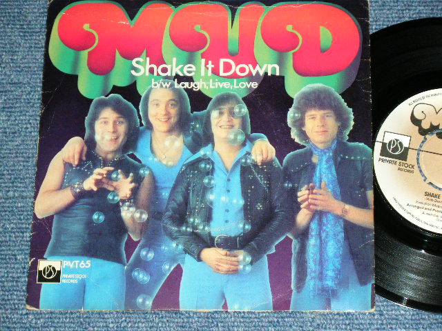 画像1: MUD - SHAKE DIT DOWN  / 1976 UK ENGLAND  ORIGINAL Used 7"Single With PICTURE SLEEVE 