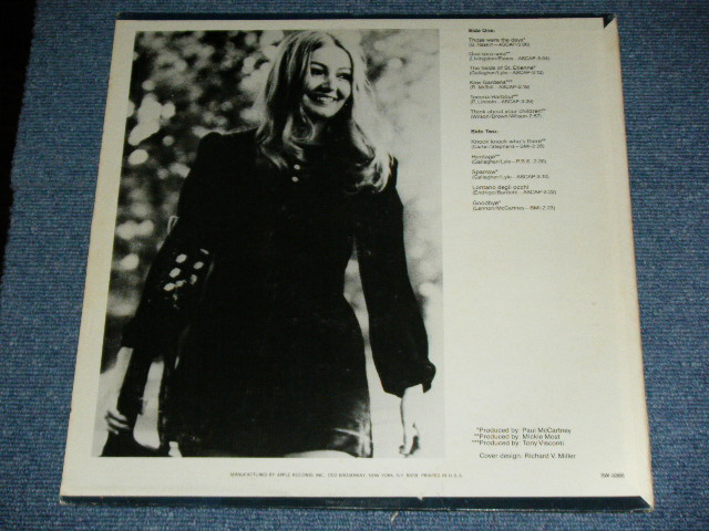 画像: MARY HOPKIN - THOSE WERE THE DAYS  ( Ex/Ex+++ ) / 1972 US AMERICA ORIGINAL Used LP  
