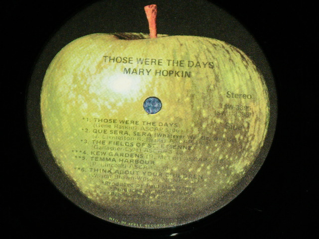 画像: MARY HOPKIN - THOSE WERE THE DAYS  ( Ex/Ex+++ ) / 1972 US AMERICA ORIGINAL Used LP  