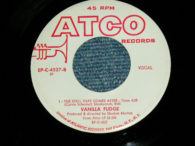 画像: VANILLA FUDGE - THAT'S WHAT MAKES A MAN   / 1968 US ORIGINAL PROMO ONLY Used  7"EP 