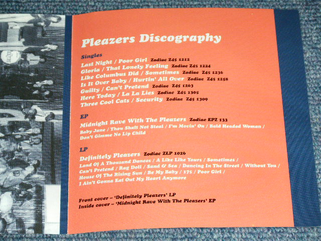 画像: PLEAZERS - DEFINITEILY DEFINITIVE PLEAZER  / 2000 AUSTRALIA Used CD 