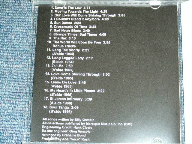 画像: GRAHAM BOND -  LOVE IS THE LAW / 2004 EUROPE Used CD  