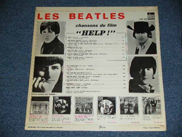 画像: THE BEATLES - chanson du film "HELP" ( ORINGE LABEL : Ex++/Ex+++ ) / 196? FRANCE ORIGINAL  'ORANGE' LABEL  Used LP 
