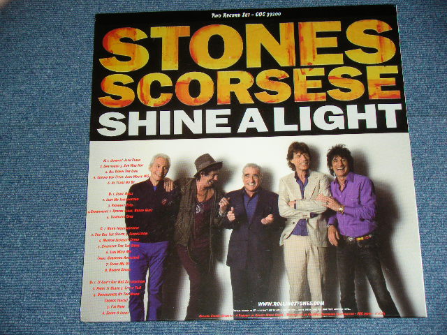 画像: The ROLLING STONES - SHINE A LIGHT / EUROPE ORIGINAL LIMITED Press BLUE WAX Vinyl Brand New 2 LP's 
