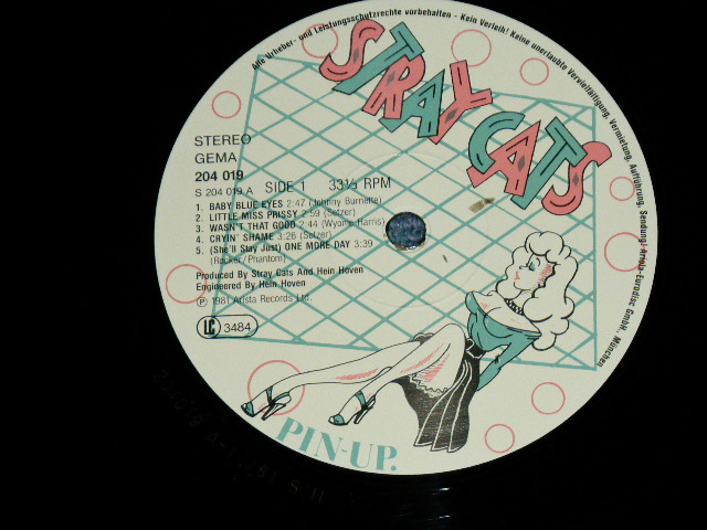 画像: STRAY CATS - GONNA BALL   ( MINT-/MINT ) / 1981 WEST-GERMAN ORIGINAL Used  LP 