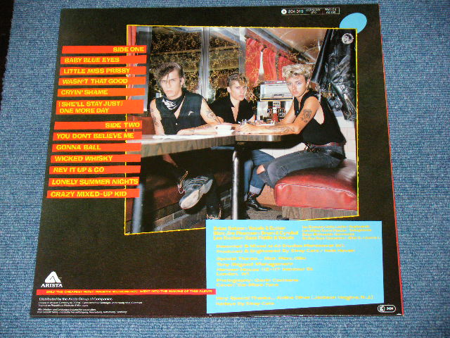 画像: STRAY CATS - GONNA BALL (Ex+/Ex+++ EDSP) / 1981 UK ENGLAND ORIGINAL Used LP 