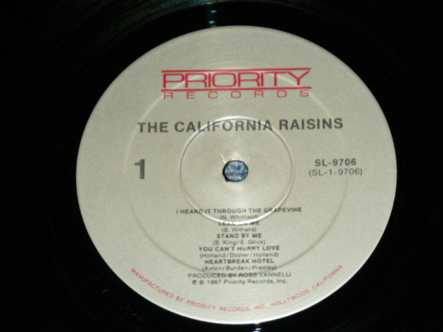 画像: CALIFORNEA RAISINS ( BUDDY MILES etc...) - SING THE HIT SONGS ( With POSTER & FLYER ) ( Ex++/MINT-)  / 1987 US AMERICA ORIGINAL Used LP 