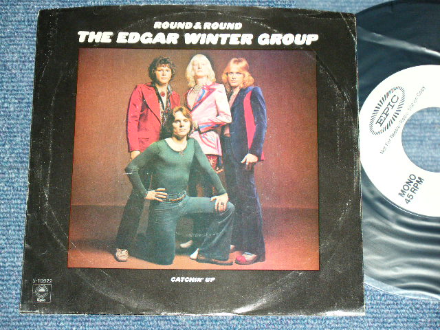画像1: EDGAR WINTER GROUP - ROUND & ROUND / 1972 US AMERICA ORIGINAL PROMO Only SAME Flip MONO-STEREO Used 7" Single With PICTURE SLEEVE 