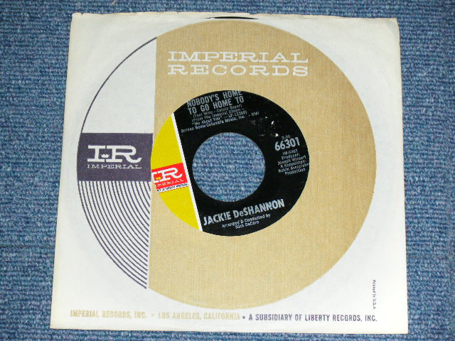 画像: JACKIE DeSHANNON  DE SHANNON  - LITTLE YELLOW ROSES : OH SWEET CHARIOT ( Ex/Ex )  / 1963 US AMERICA  ORIGINAL Used 7" Single 